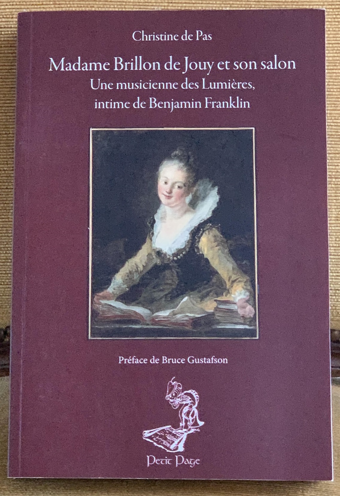 CONFERENCE SUR MADAME BRILLON DE JOUY, INTIME DE FRANKLIN, PAR CHRISTINE DE PAS et CONCERT PAR MELUSINE DE PAS et VINCENT BENARD